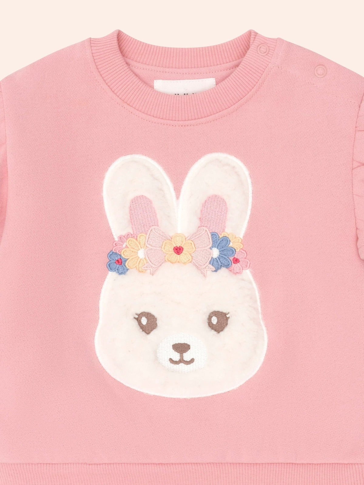 Huxbaby Flower Field Bunny Sweatshirt Huxbaby