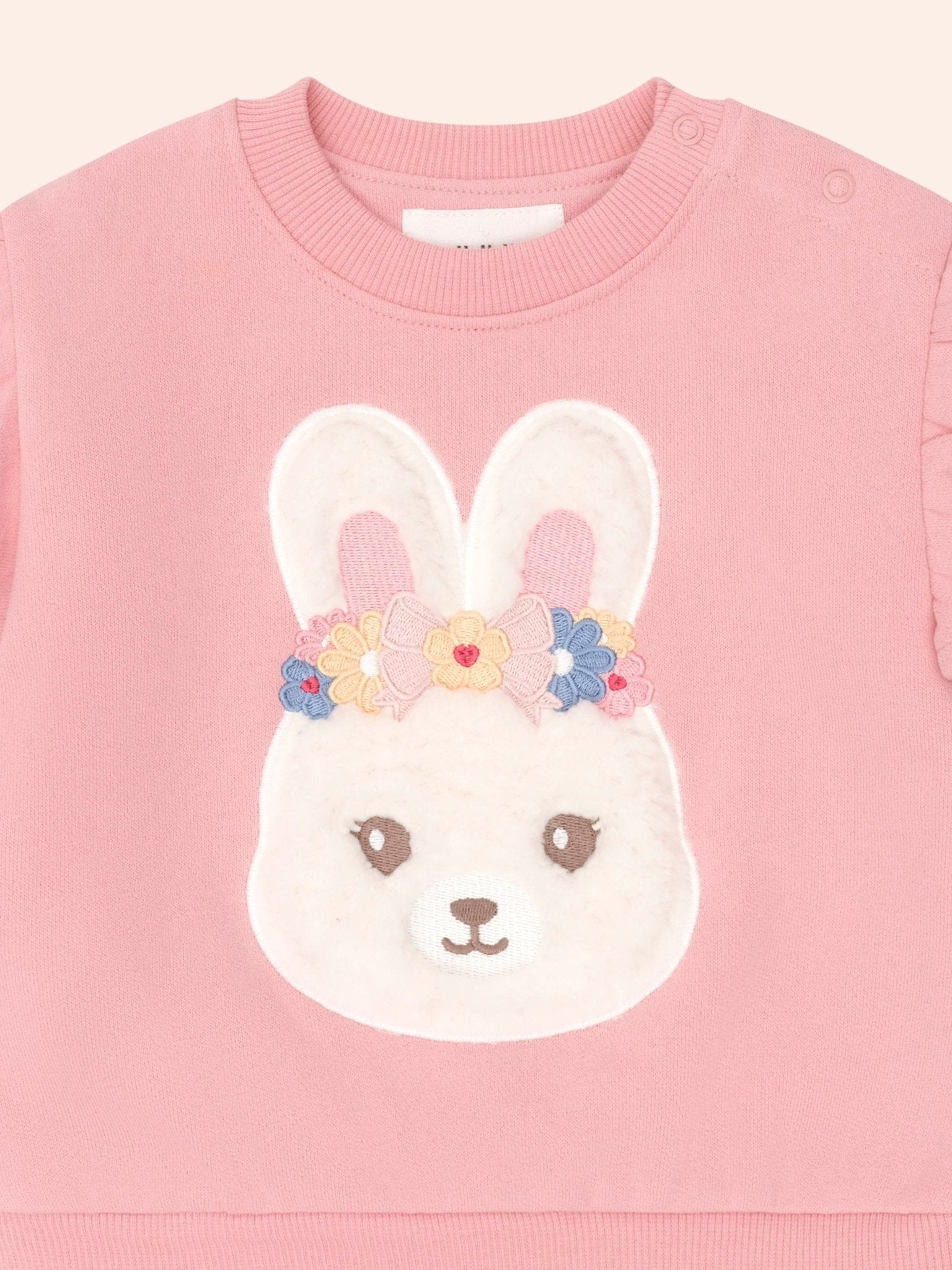 Huxbaby Flower Field Bunny Sweatshirt Huxbaby
