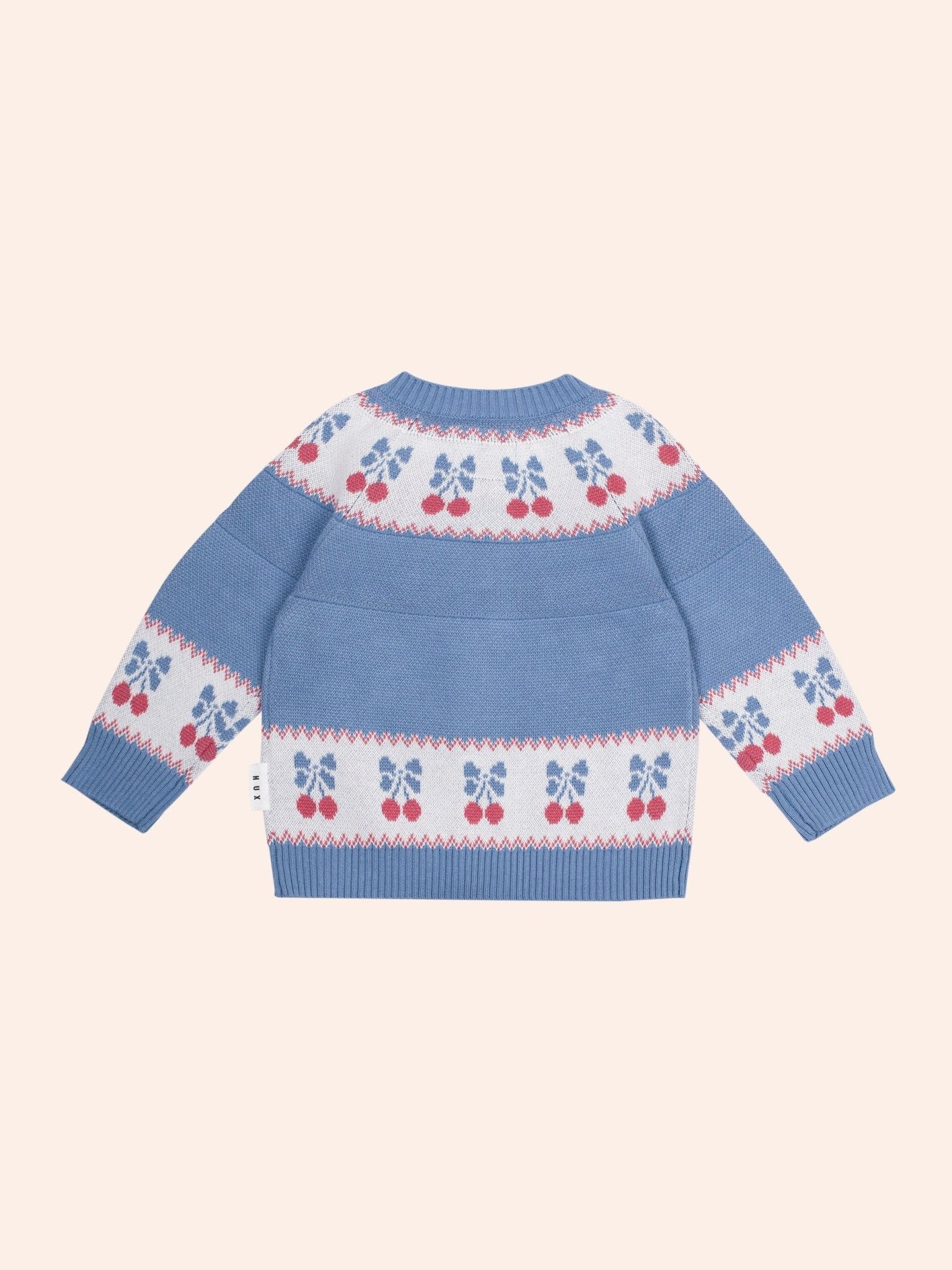 Huxbaby Folk Cherry Bow Cardi Huxbaby