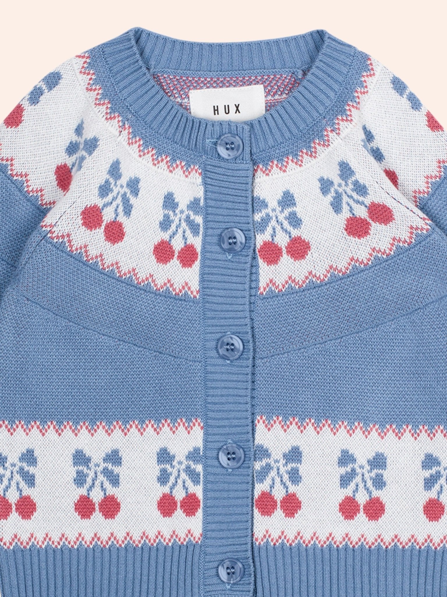 Huxbaby Folk Cherry Bow Cardi Huxbaby
