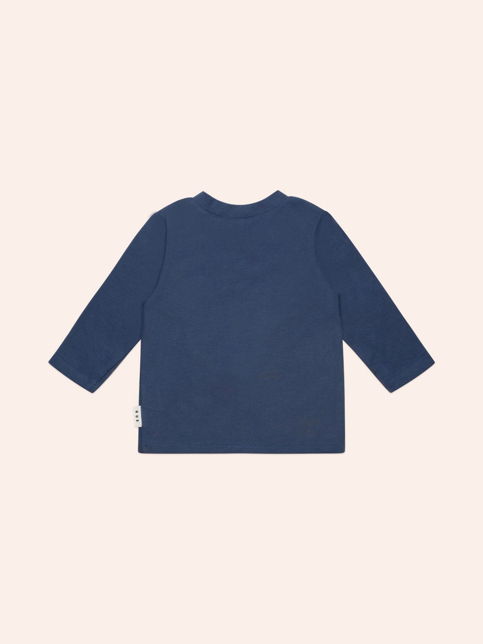 Huxbaby Furry Huxbear Longsleeve Top Marine Blue Huxbaby