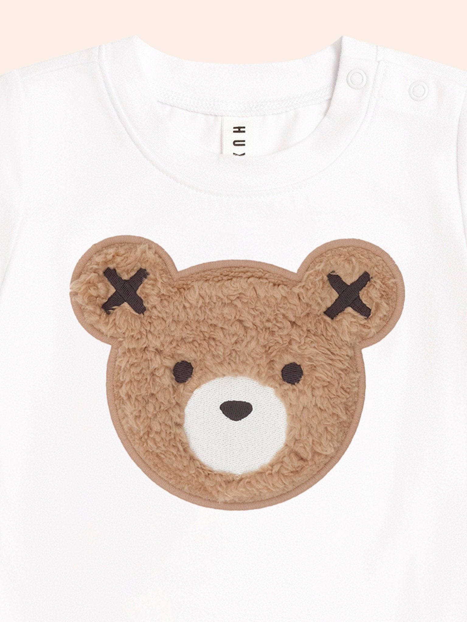 Huxbaby Furry Huxbear White Tee Huxbaby