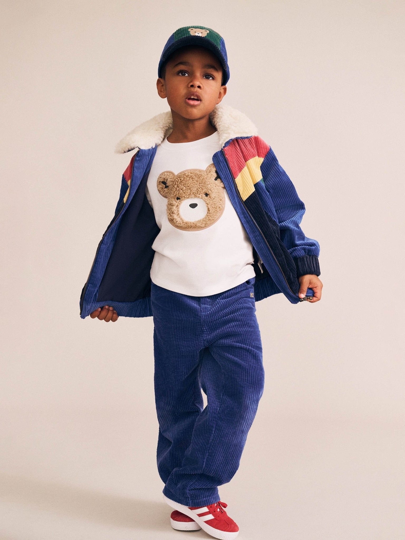 Huxbaby Furry Huxbear White Tee Huxbaby