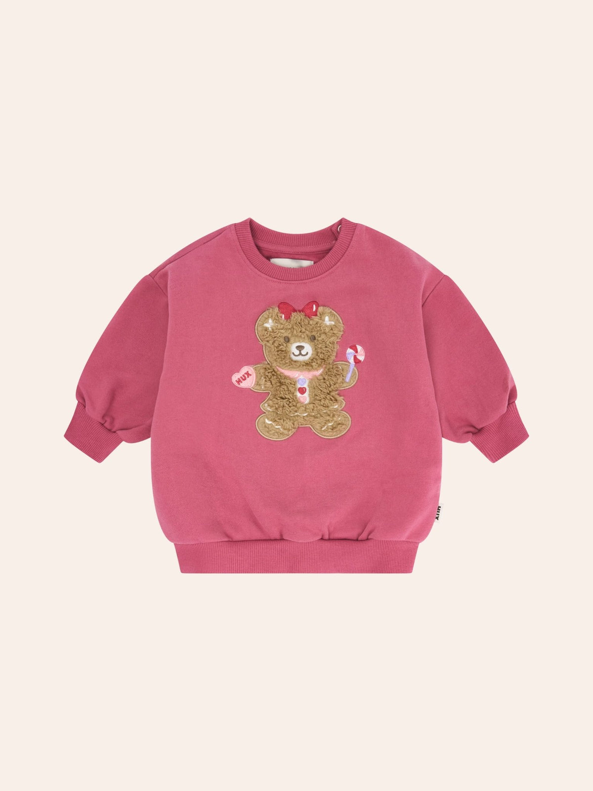 Huxbaby Gingerbread Hux Girl Sweatshirt - Dusty Rose