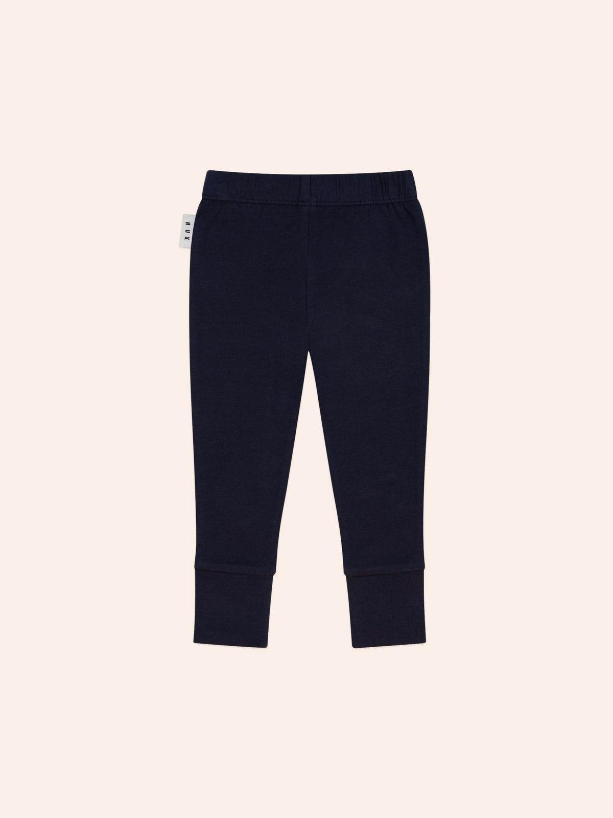 Huxbaby I Heart U Leggings β Navy Heart Knee Leggings Huxbaby