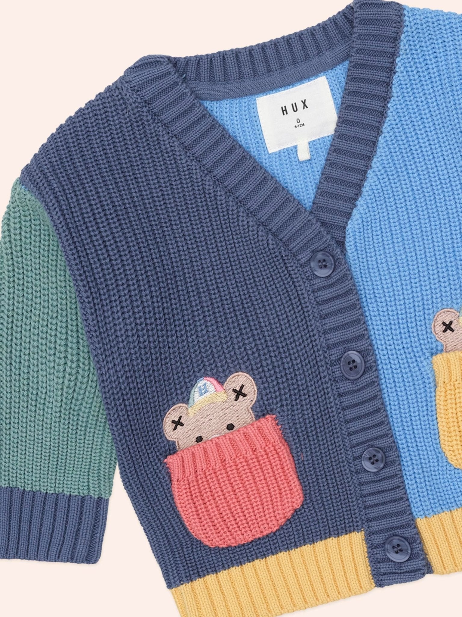 Huxbaby Peeping Pocket Hux Cardi Huxbaby