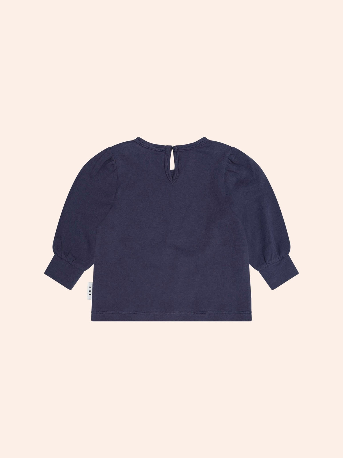 Huxbaby Strawberry Bow Puff Slv Top