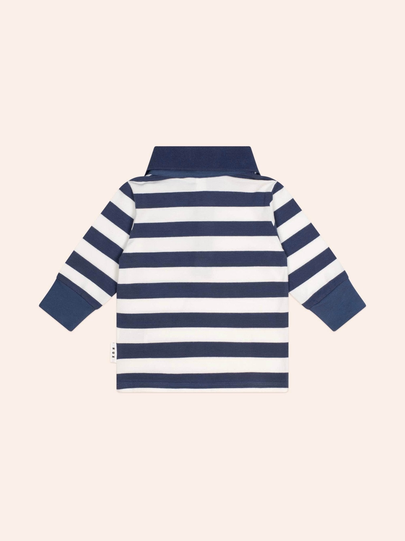 Huxbaby Stripe Polo Longsleeve Top Huxbaby