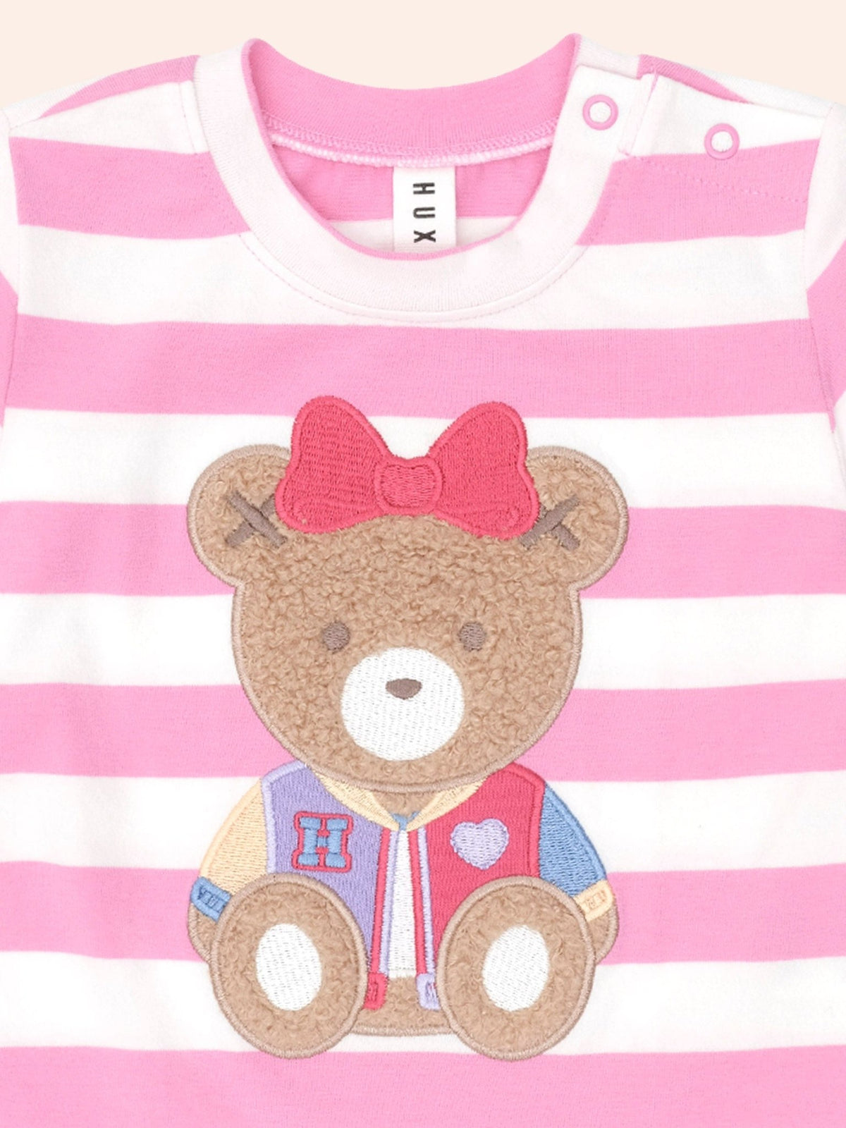 Huxbaby Varsity Huxette Stripe Top Huxbaby