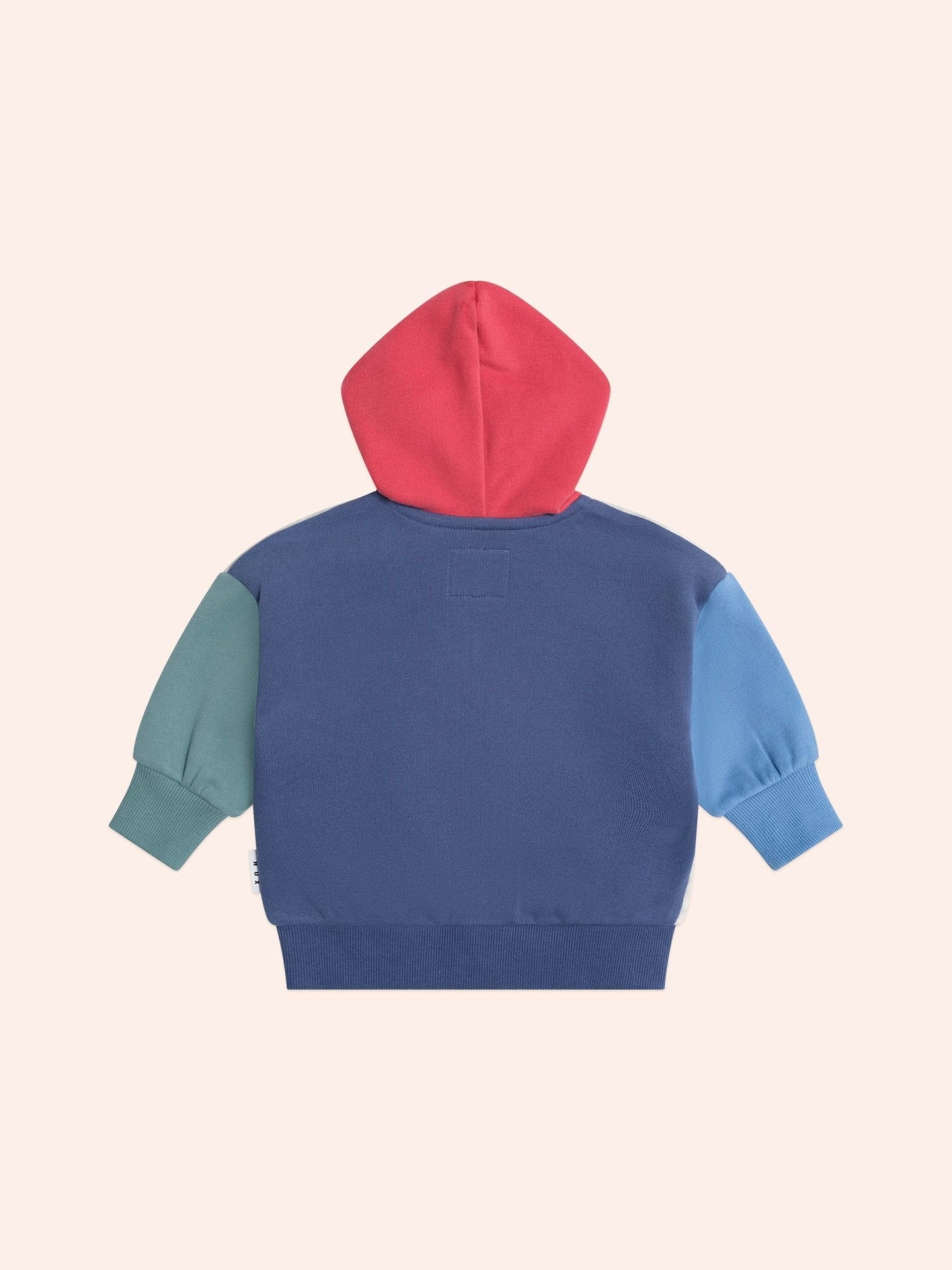 Huxbear Zip Up Hoodie Colour Block Huxbaby