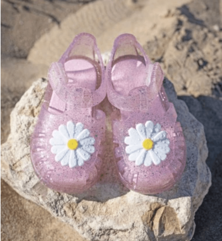 Igor Tobby Gloss Flor Glitter Sandals - Rosa Multi Glitter Igor