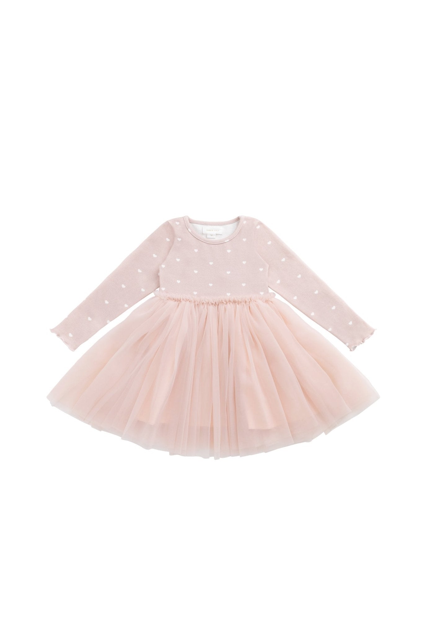 Jamie Kay Anna Tulle Dress - Petite Heart Old Rose Jamie Kay
