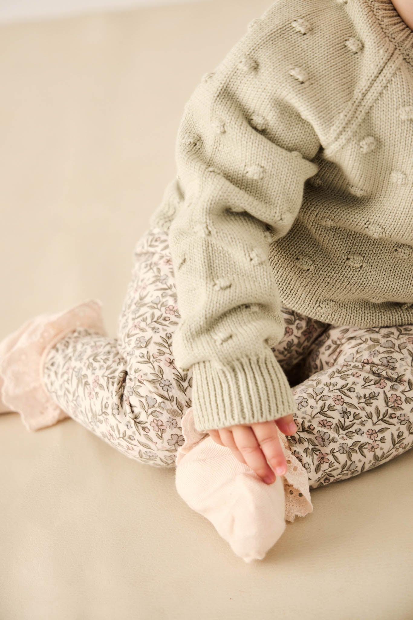 jamie kay Organic Cotton Everyday Legging - Ariella Eggnog jamie kay