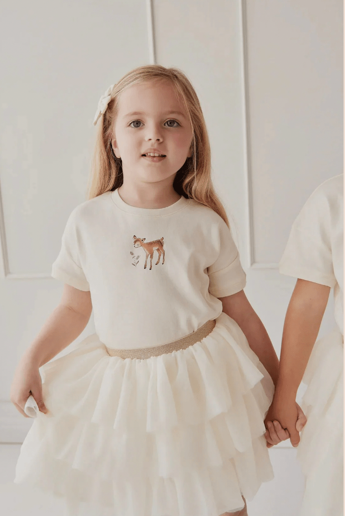 Jamie Kay pima cotton mimi tee - parchment Jamie Kay