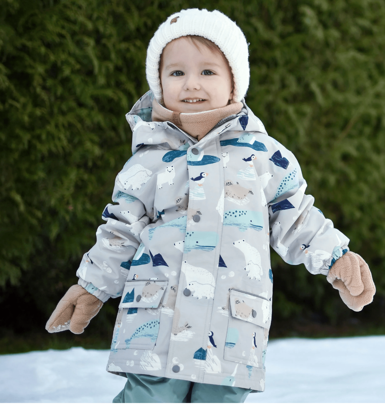 Jan & Jul Kids Fleece Lined Rain Jackets | Polar pals Jan & Jul