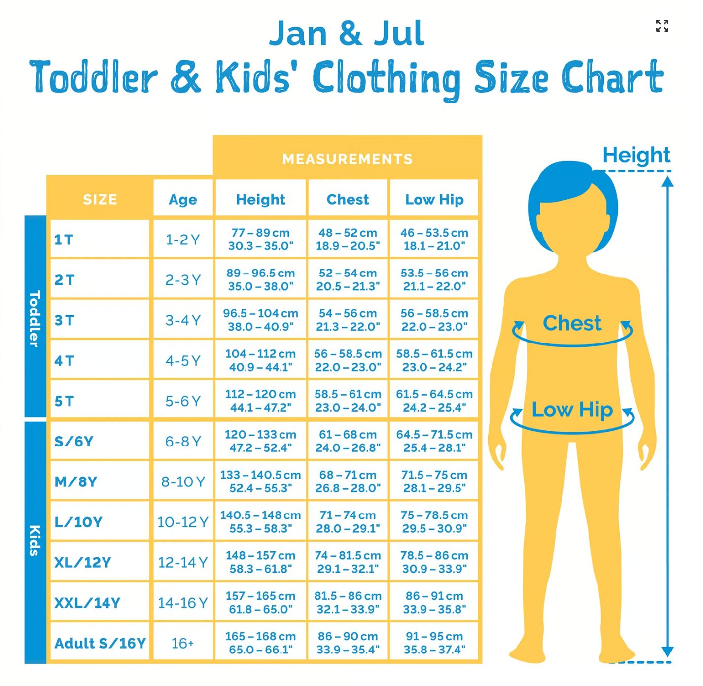 Jan & Jul Kids Fleece Lined Rain Jackets | Yellow Jan & Jul