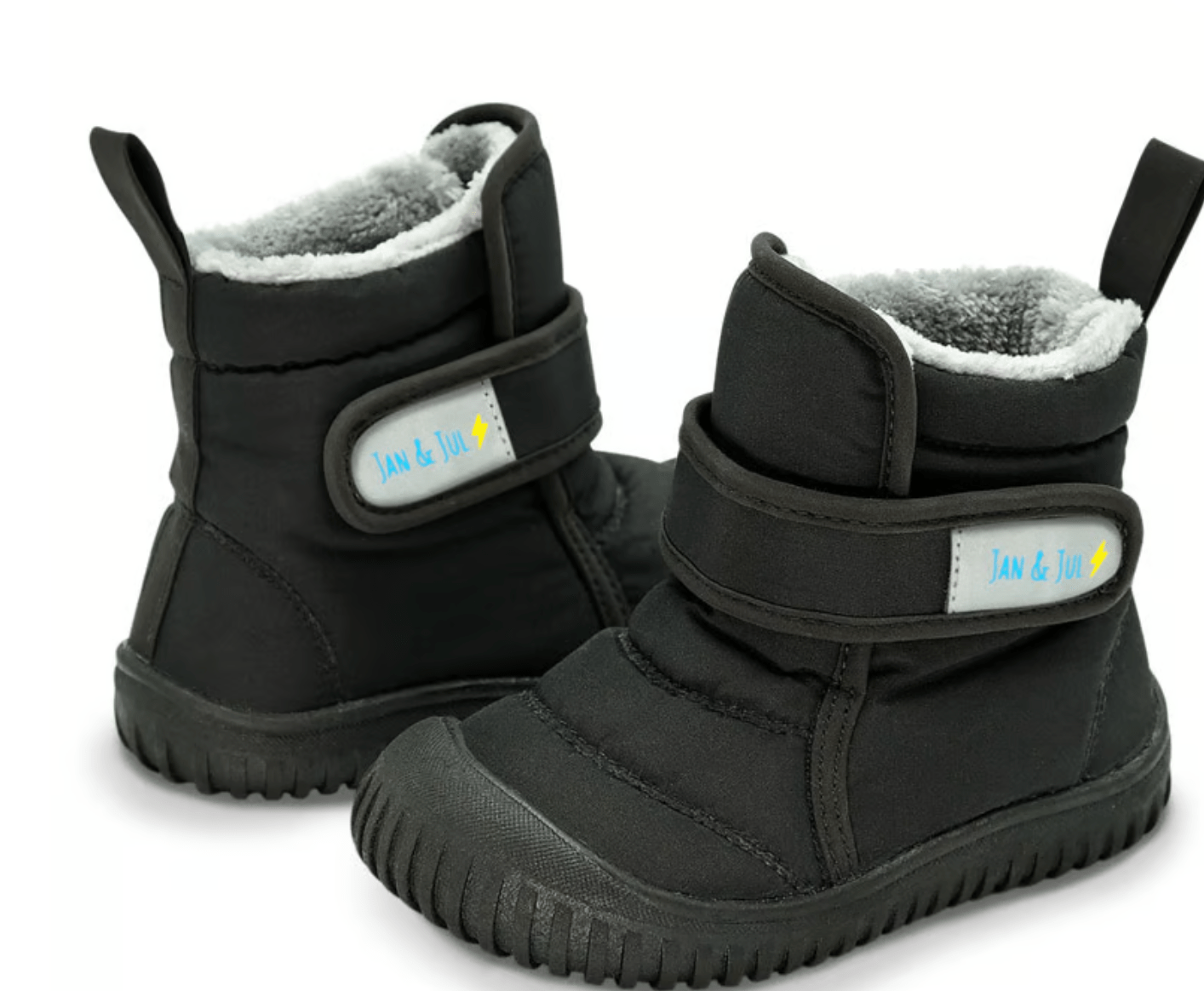 Jan & Jul Jan& Jul Kids Insulated Ankle Boots | Black Jan & Jul
