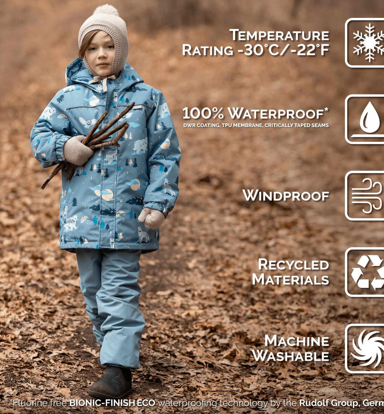 Jan& Jul Kids Ski Jacket | Wolf and Bear Jan & Jul