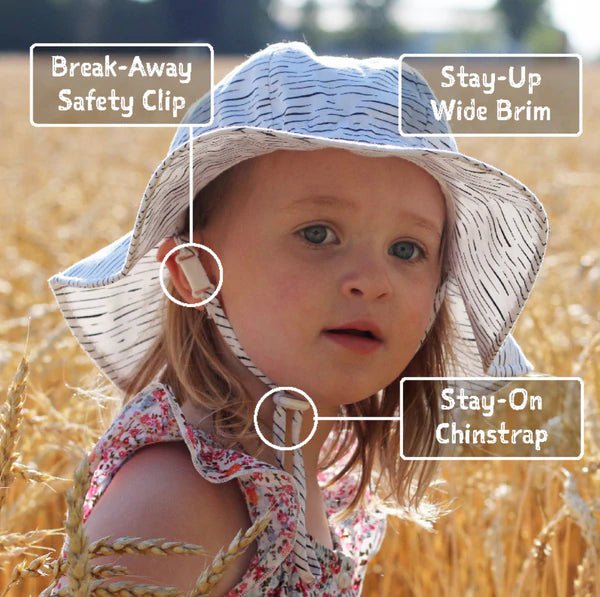 Jan & Jul Kids’ Cotton Floppy Sun Hat | Yellow Pineapple Jan & Jul