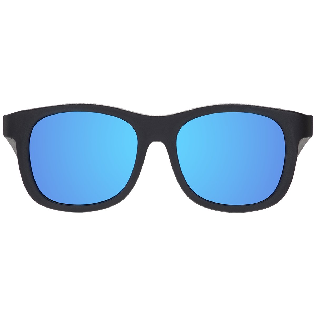 Babiators Jet Black Polarized Navigator | Cobalt Mirrored Lens Babiators