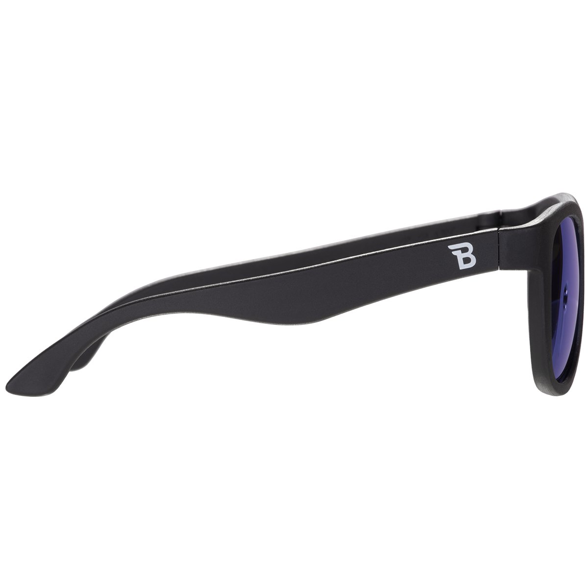 Babiators Jet Black Polarized Navigator | Cobalt Mirrored Lens Babiators