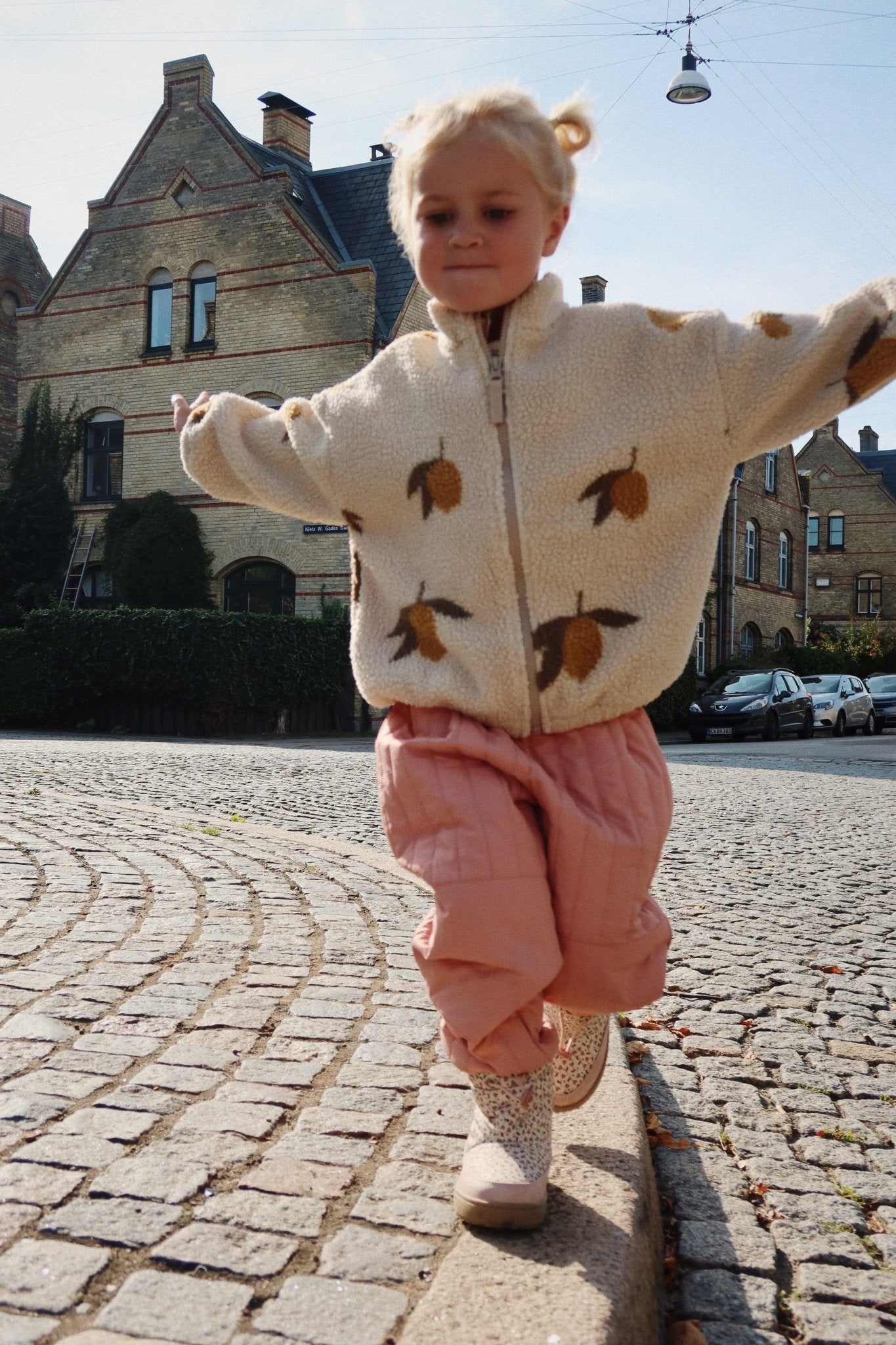 Konges Sløjd JODY TEDDY JACKET GRS - MON GRAND CITRON Konges Sløjd