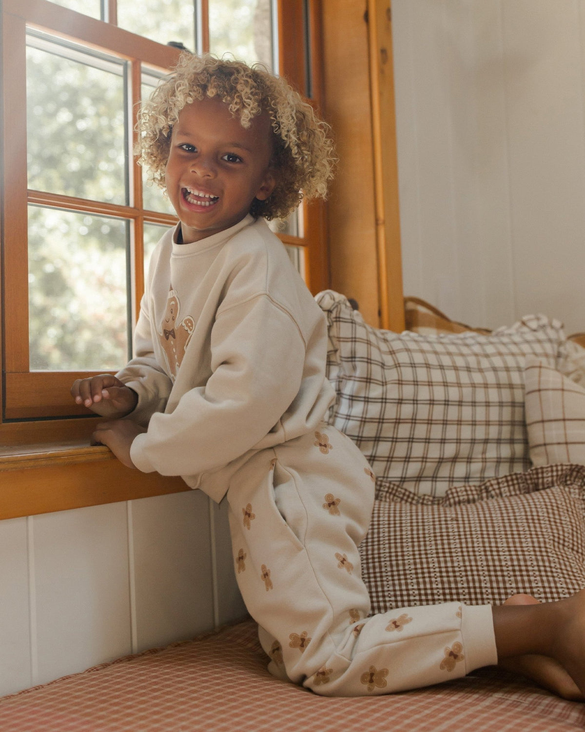 Rylee + Cru Jogger Sweatpant || Gingerbread Rylee + Cru