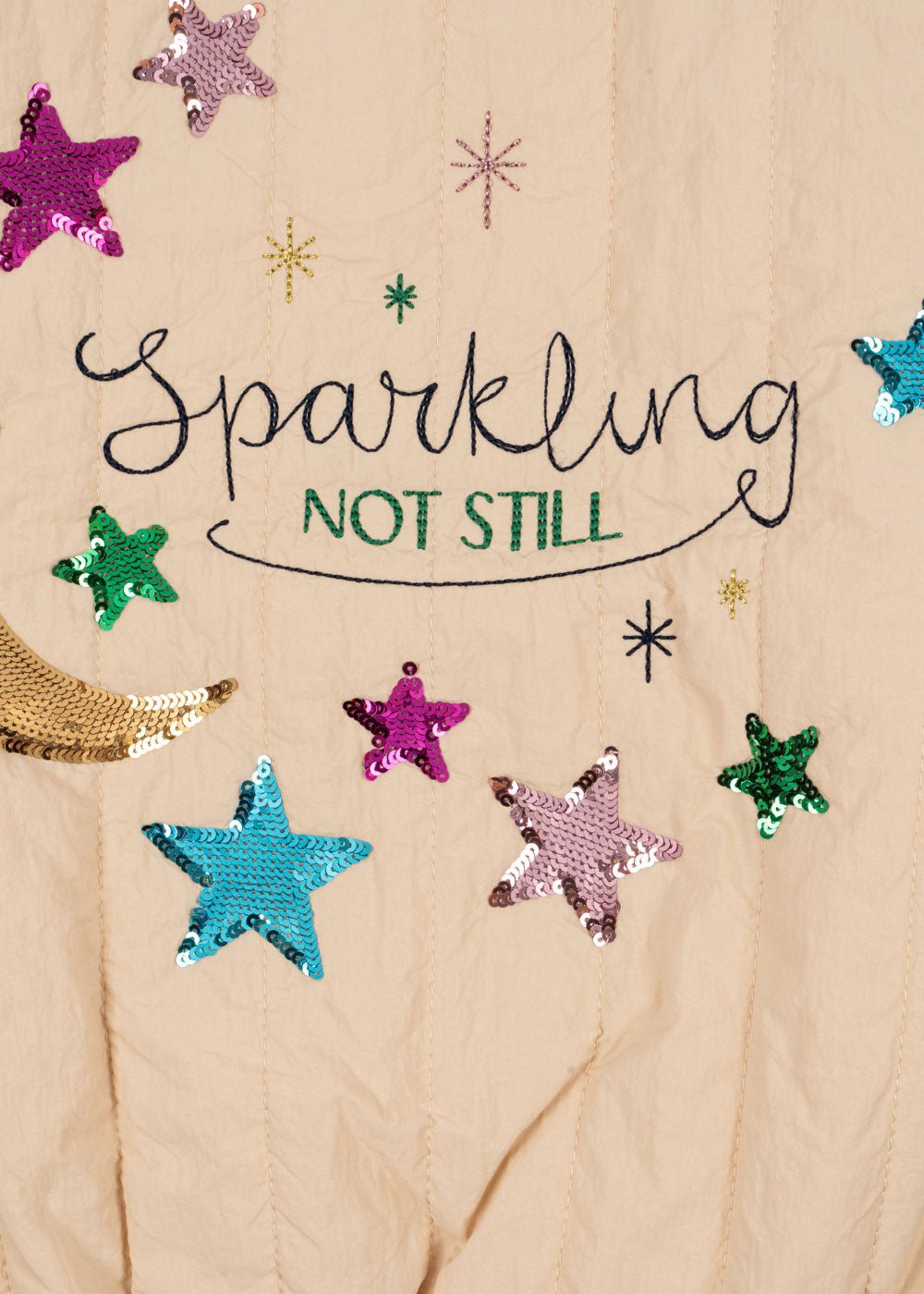 Konges Sløjd JUNO SEQUIN BOMBER JACKET - FRAPPÉ Konges Sløjd