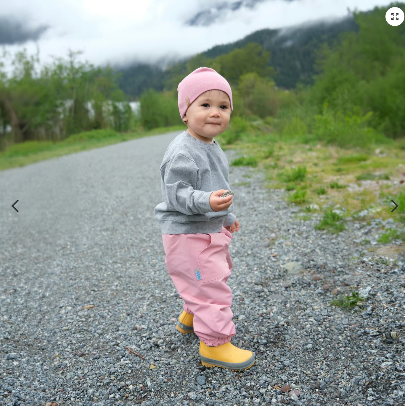Jan & Jul Kids Single Layer Rain Pants | Dusty Pink Jan & Jul