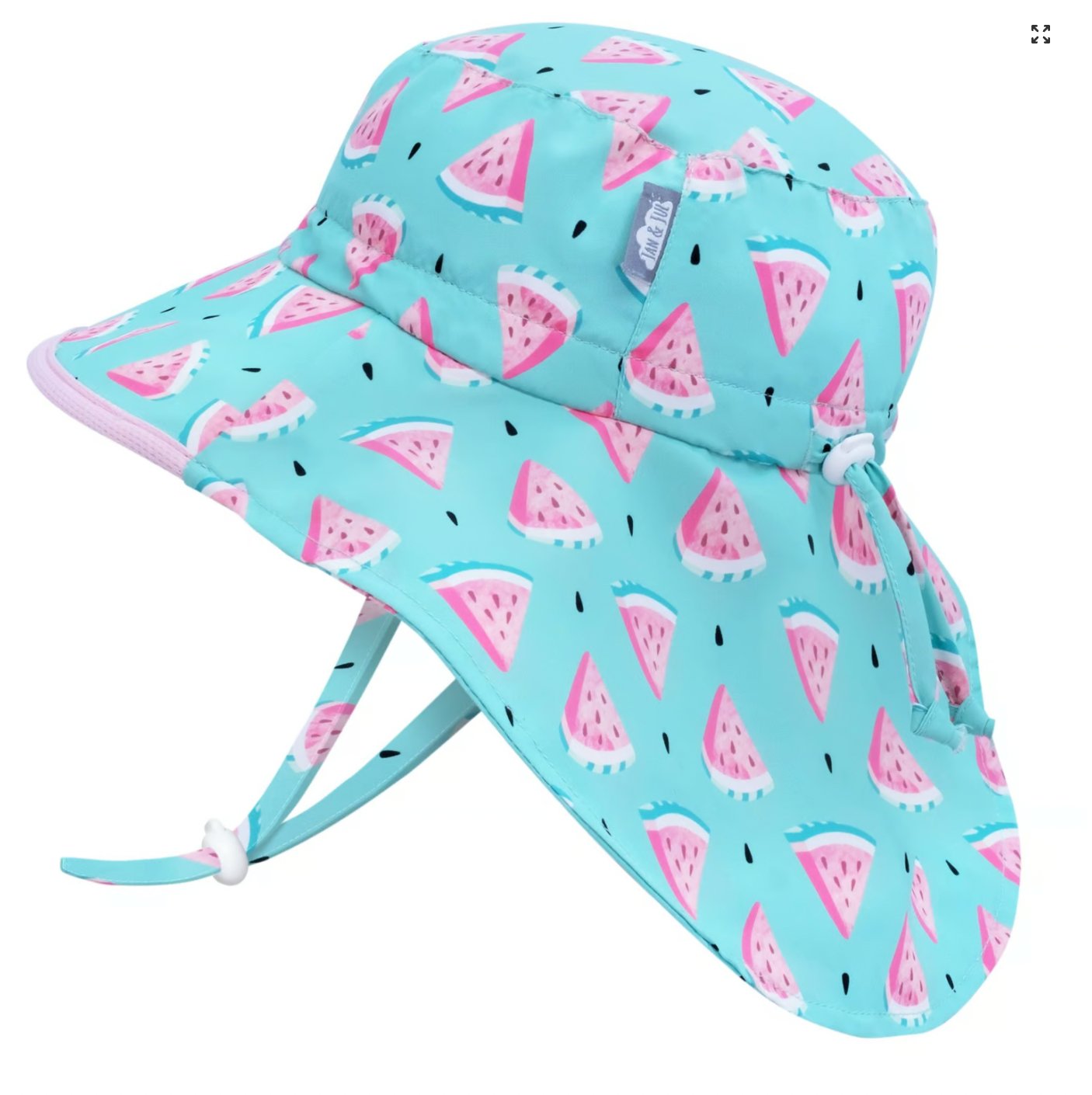 Jan & Jul Kids Water Repellent Adventure Hats | Watermelon Jan & Jul