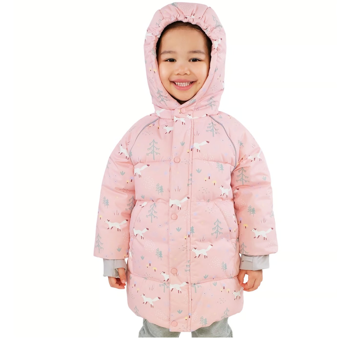 Jan & Jul Kids Waterproof Winter Coat | Pink Forest Jan & Jul
