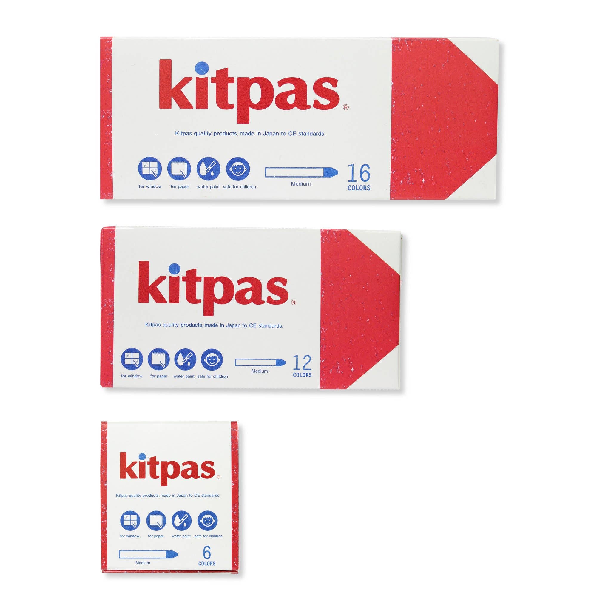 Kitpas - Kitpas Medium 12 Colors Kitpas