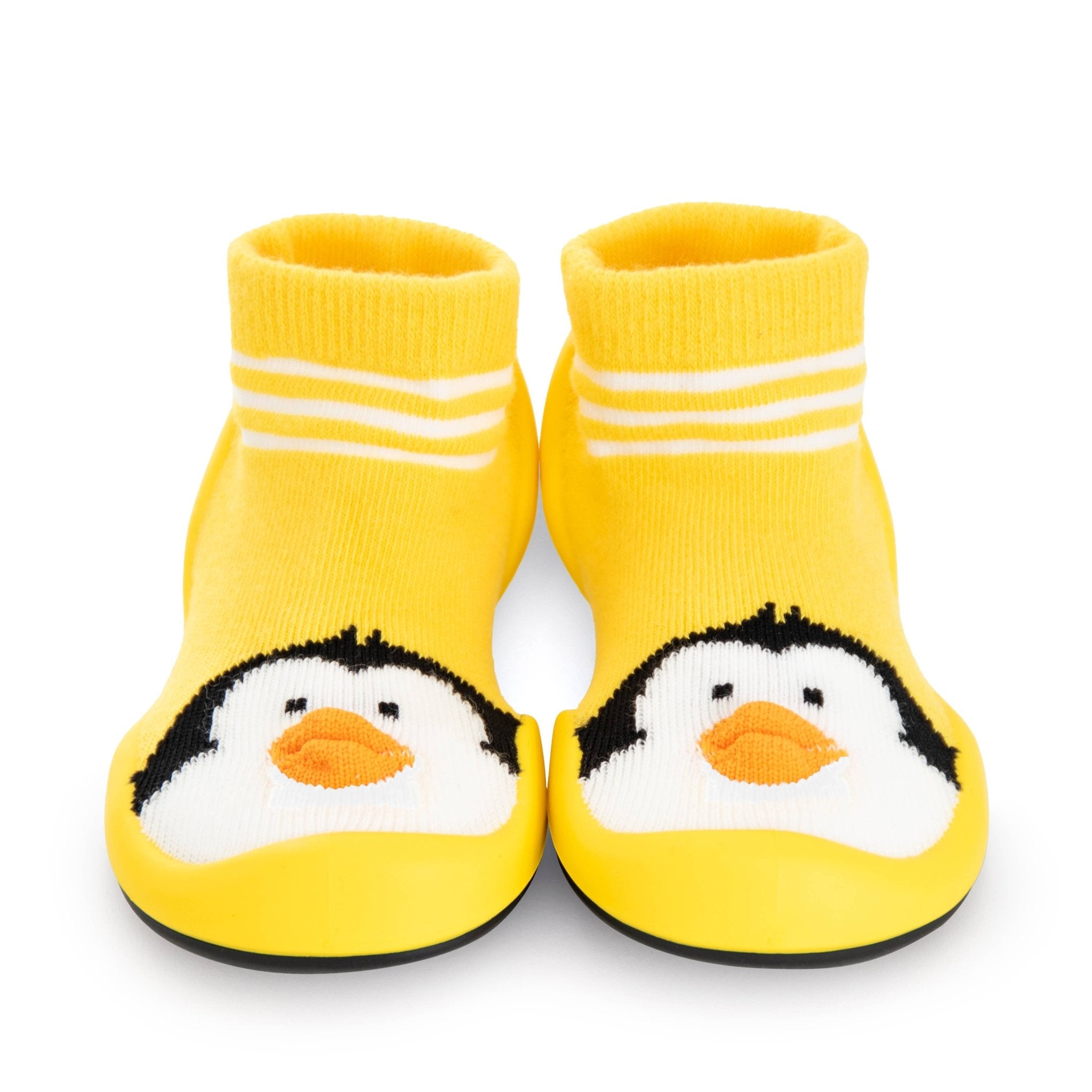 Komuello first walker baby sock shoes - Penguin - Yellow Komuello