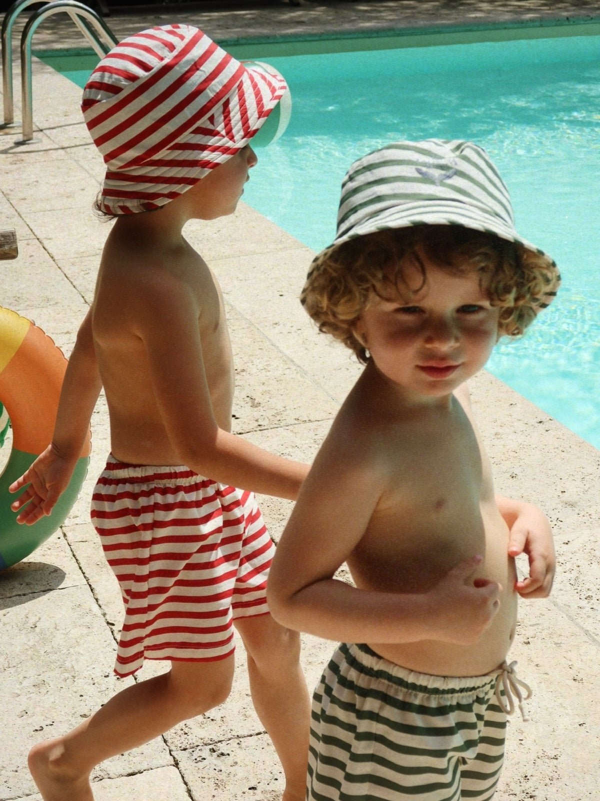 Konges Sløjd Asnou Stripe Bucket Hat