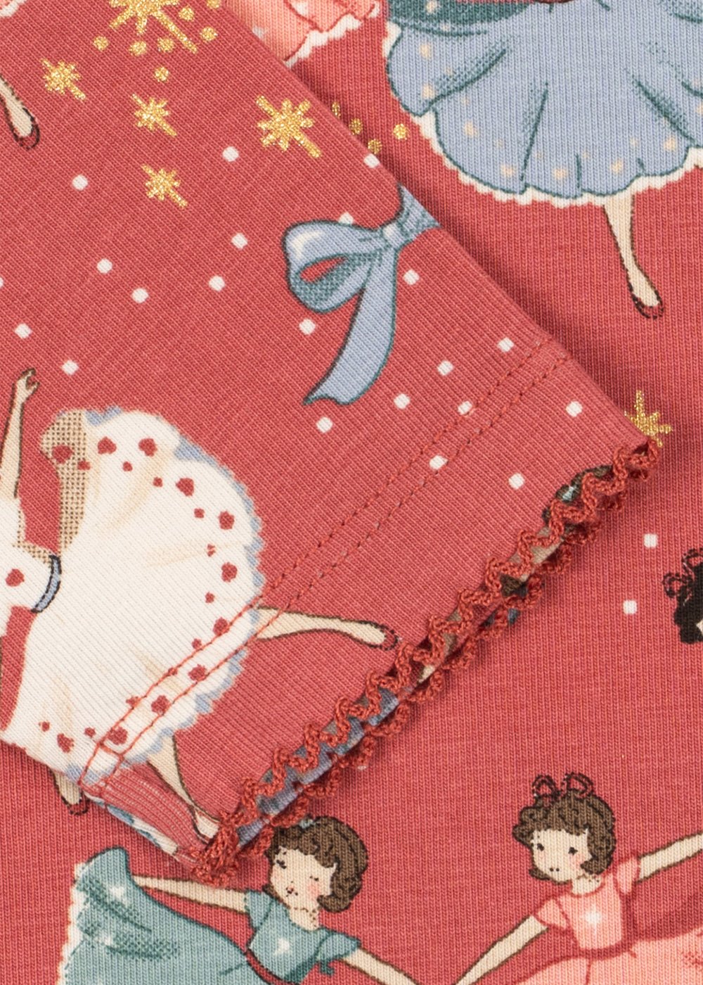 Konges Sløjd Basic Blouse/Pants Set - Bow Ballerina Blush - product view 4