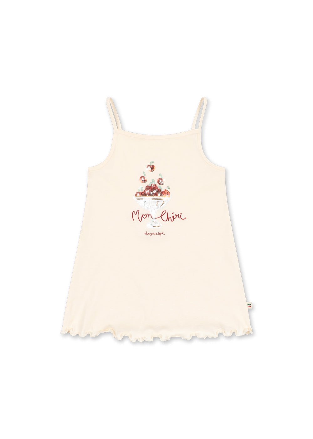 Konges Sløjd FAMO STRAP DRESS - ecru Konges Sløjd