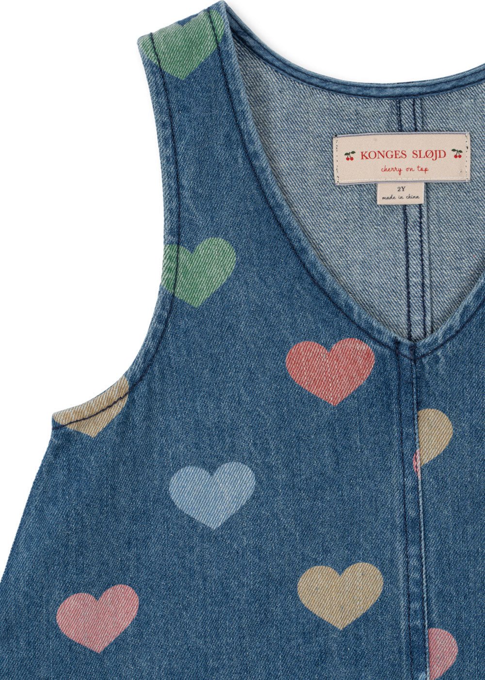 Konges Sløjd Magot Dress – Bon Cœur Coloré | Organic Cotton Kids Dress Konges Sløjd