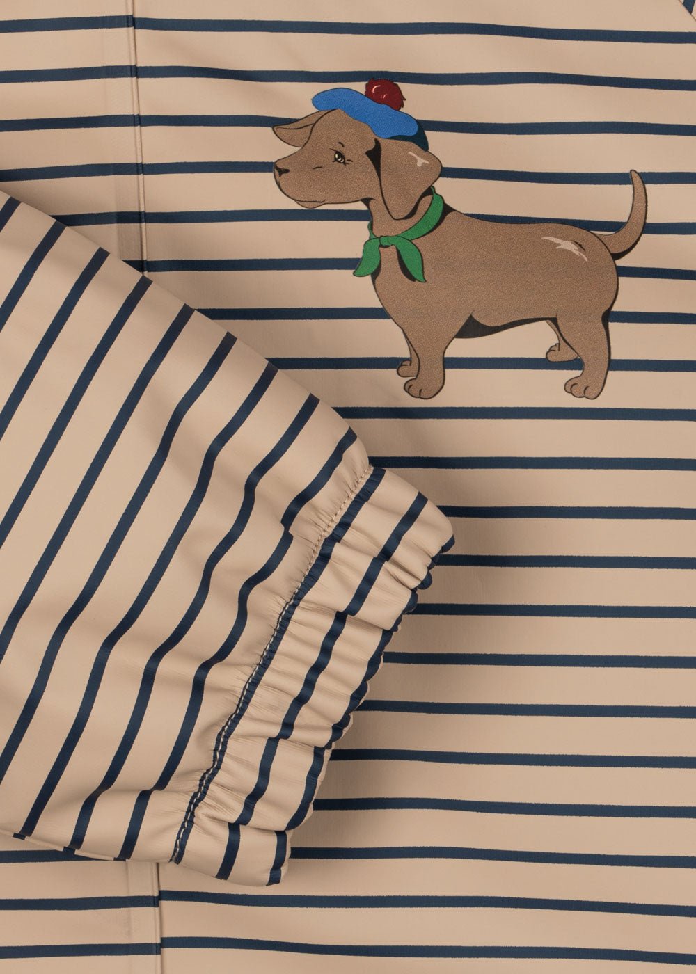 Konges Sløjd Rainy Palme Dog Rain Set - Stripe La Mer - image 5
