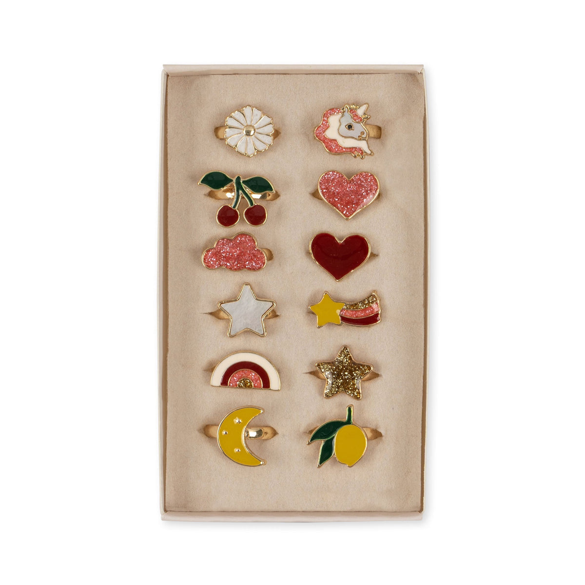 Konges Sløjd 12 PACK RING SET - multi color Konges Sløjd New Collection