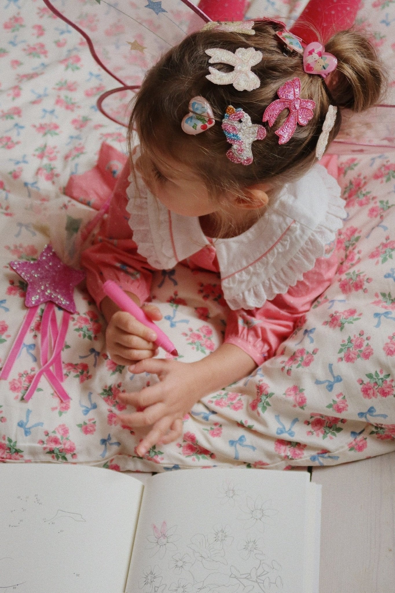 Konges Sløjd 2 PACK BOW HAIR CLIP - rapture rose Konges Sløjd New Collection