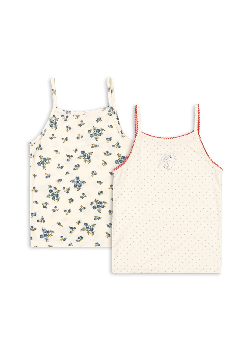 Konges Sløjd 2 PACK MIMMI STRAP TOPS - blue kitty dot/tramonto Konges Sløjd New Collection