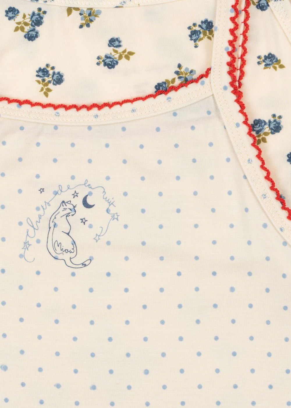 Konges Sløjd 2 PACK MIMMI STRAP TOPS - blue kitty dot/tramonto Konges Sløjd New Collection