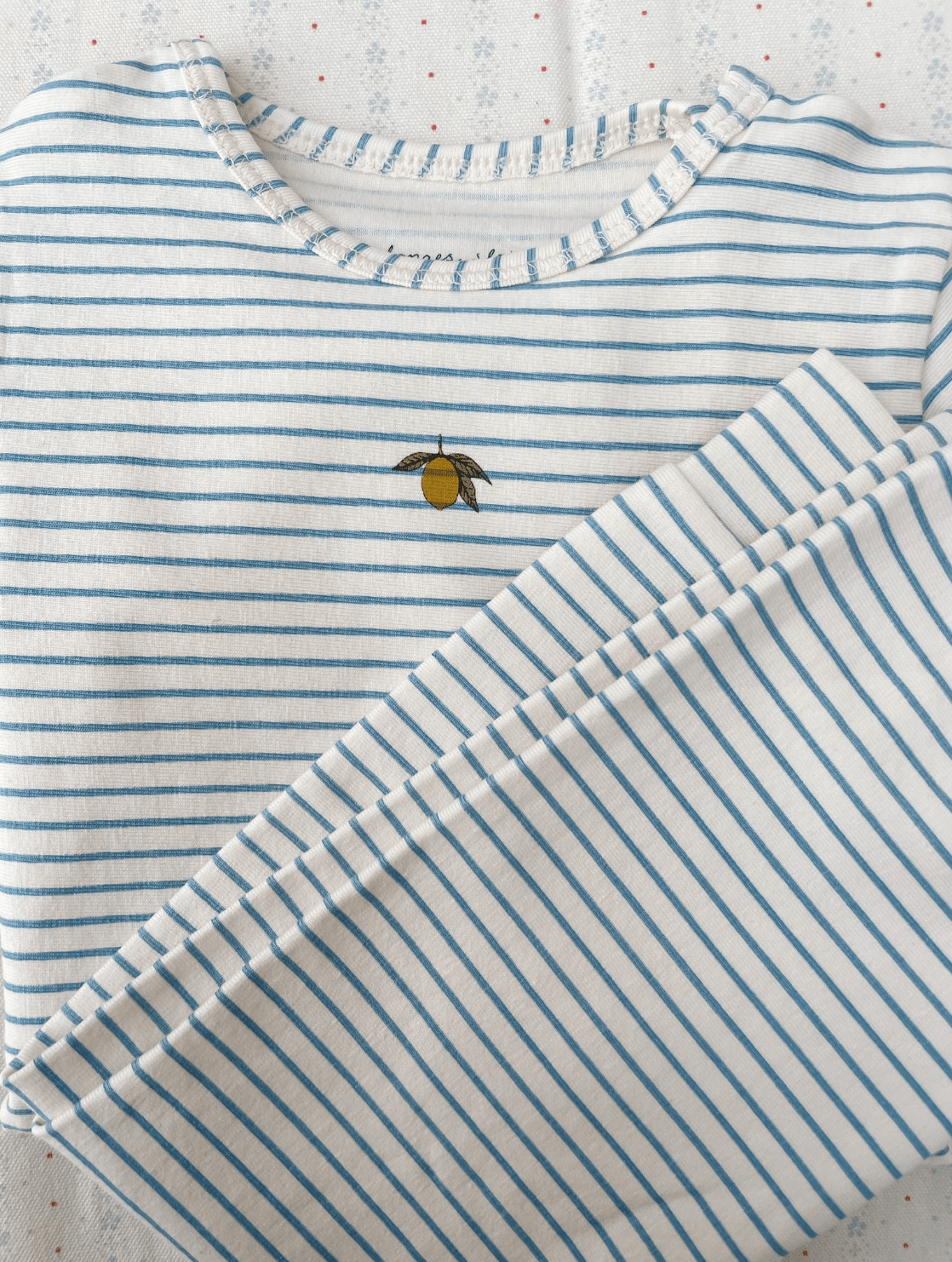 Konges Sløjd BASIC PANTS GOTS - Stripe Bluie Konges Sløjd
