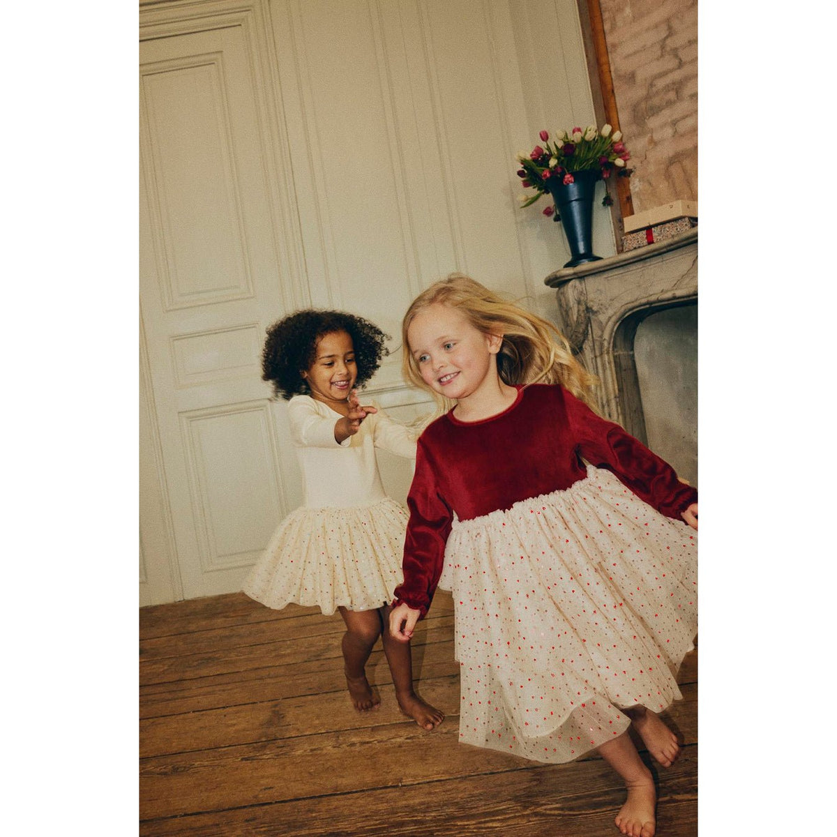 Konges Sløjd Belis Velvet Dress Red Dahlia Konges Sløjd