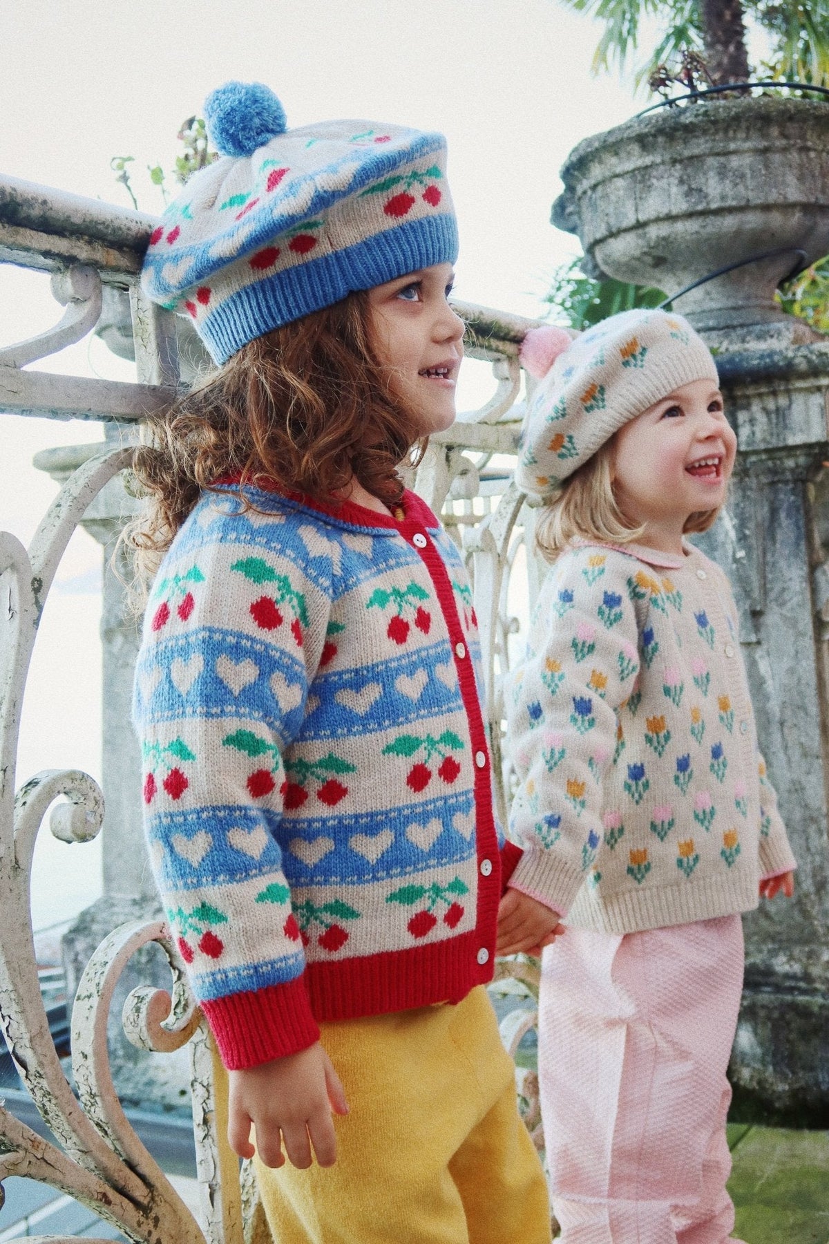 Konges Sløjd BELOU KNIT CARDIGAN - CHERRY STRIPE Konges Sløjd
