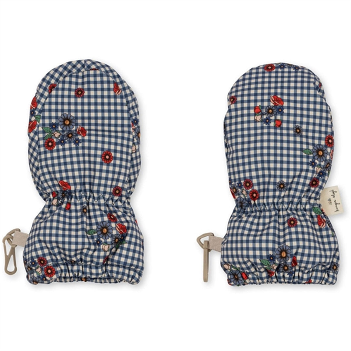Konges Sløjd Blossom Check Nutti Baby Down Gloves Konges Sløjd