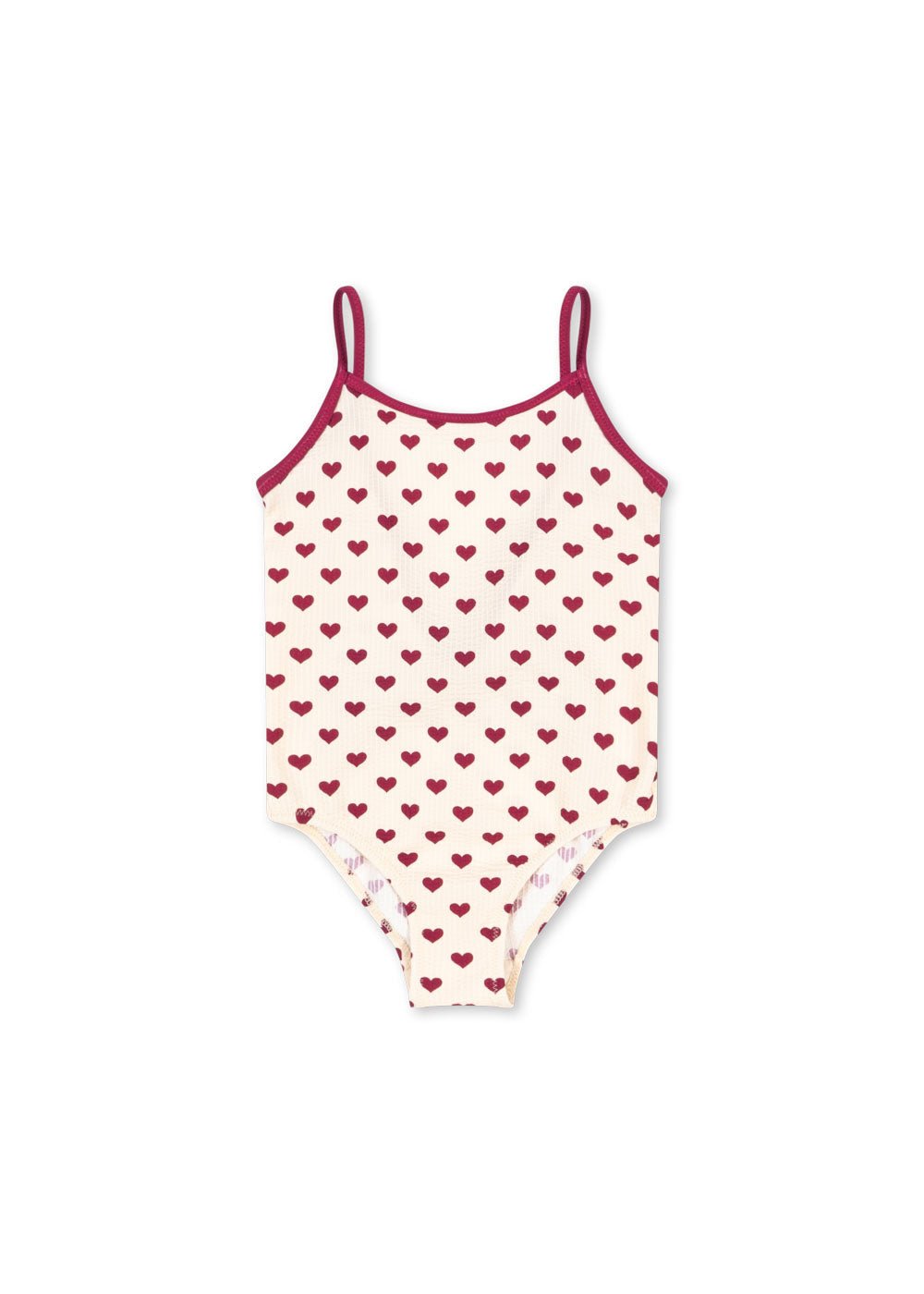 Konges Sløjd BOWIE SWIMSUIT - coeur sangria Konges Sløjd