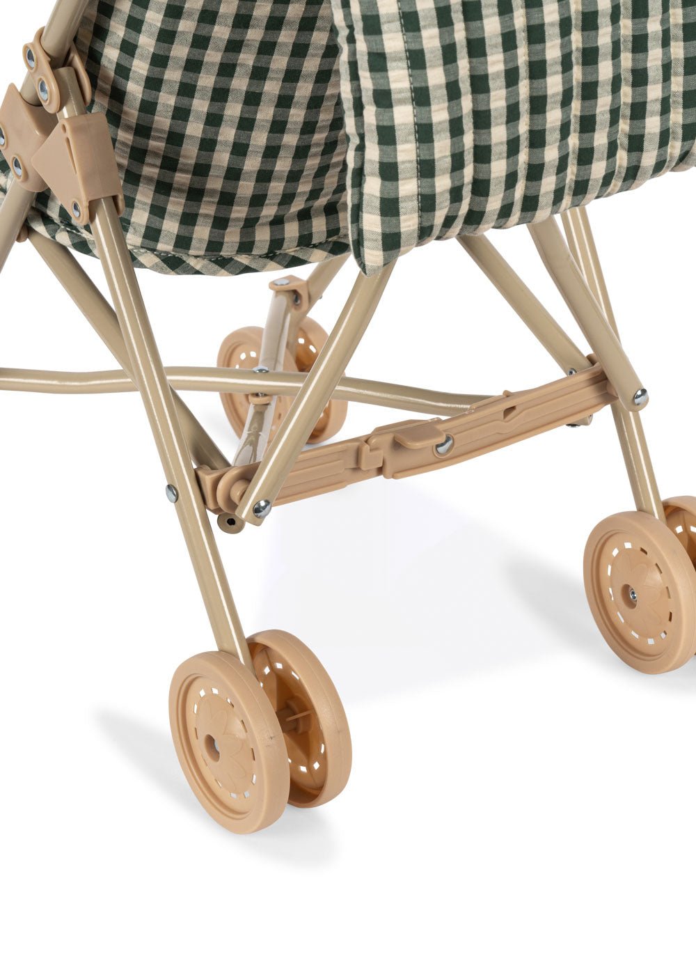 Konges Sløjd CHEEKY DOLL STROLLER - smoke pine check Konges Sløjd New Collection