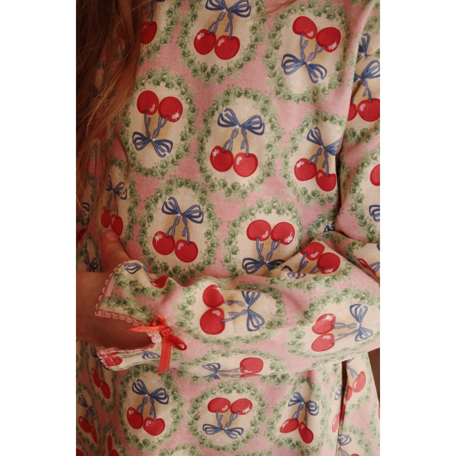 Konges Sløjd Cherry Bow Drey Dress Gots Konges Sløjd