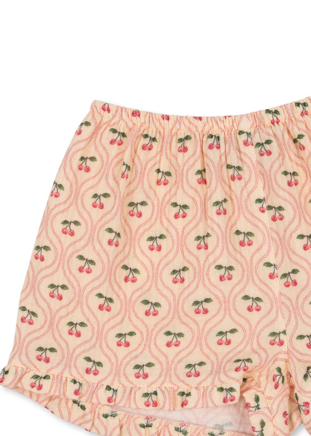 Konges Sløjd COCO SHORTS GOTS - cherry pink motif Konges Sløjd